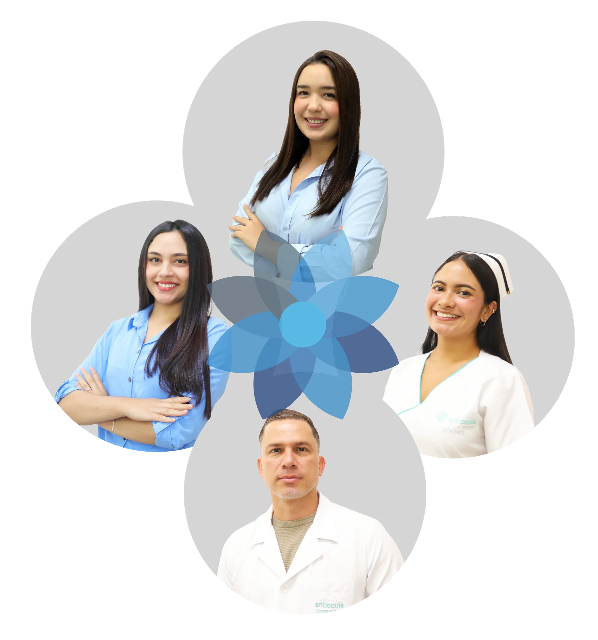 Equipo de colaboradores Clínica Antioquia